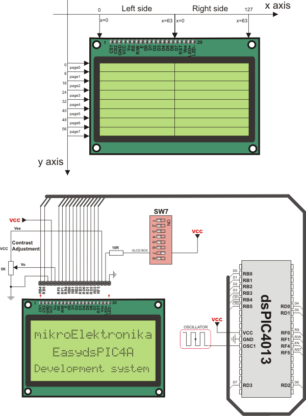Glcd HW connection